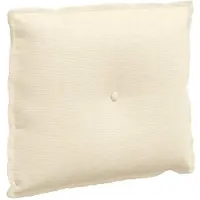 vidaXL Coussin de dossier Crème 60 x 50 cm velours côtelé