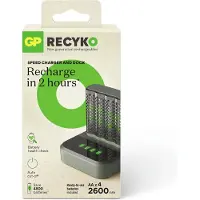 GP Speed Charger M452 + D451 4xAA 2600mAh