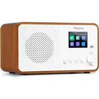 Audizio Avio (DAB+ DAB, FM, Bluetooth), Radio, Marron, Blanc