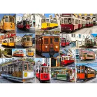Bluebird Puzzle Puzzle Tour du Monde en Tramways - 1500 pièces