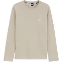 BOSS T-shirt de pyjama en jersey ottoman avec logo brodé