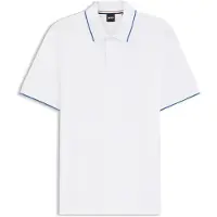 BOSS Polo en piqué de coton à logo brodé