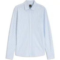 BOSS Chemise 'Mysoft_2' bleu pastel / blanc