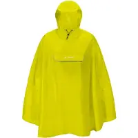 Vaude Valdipino Waterproof Poncho Jaune M Homme