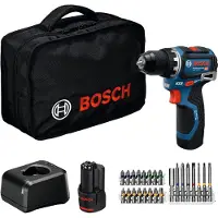 Bosch Tournevis électrique Gsr 12v-32 + 2 Bat 2.0+ 24 Ac+ Mal Lona