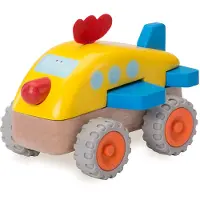 Wonderworld Mini avion en bois Poulet