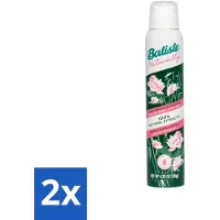 Batiste - Naturellement fibre de bambou & gardénia - Shampooing sec - Fortifie et rafraîchit - 100 % naturel - 200 ml - Pack avantage - 2 pièces