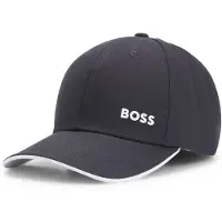 BOSS Casquette 'Bold' bleu nuit / blanc