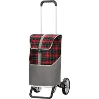 Andersen Shopper Valisette 'Gese' gris / rouge / noir