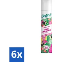 Batiste - Pink Pineapple - Shampooing sec - Parfum frais et sucré - Rafraîchit et donne du volume - 200 ml - Pack avantage - 6 pièces