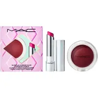 MAC Holiday No Work All Glow Play Kit coffret cadeau lèvres teinte Purple