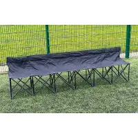 Precision Banc sportif 6 places pliable noir pour équipes
