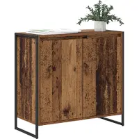 vidaXL Armoire latérale vieux bois 79 x 36 x 75 cm Bois composite