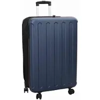vidaXL Valise avec serrure bleu foncé 50 x 30 x 76 cm ABS plastique