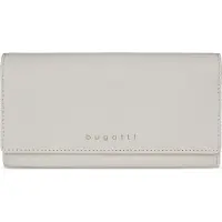 Bugatti porte-monnaie Emilia Ladies Long Wallet With Flap Creme écru