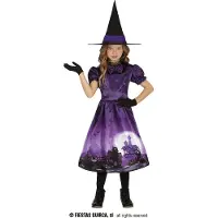 Guirca Haunted Witch House Girl Costume Vert 7-9 Years