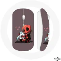 MANIACASE Souris Sans Fil DeadPool Unicorn Licorne