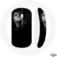 MANIACASE Souris Sans Fil - - Nate Diaz - Compatible Mac et PC - Clé USB wifi incluse - Noir