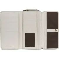 Bugatti porte-monnaie Emilia Ladies Long Wallet With Flap Creme écru