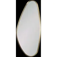 Balmani Auro miroir de toilette organique Brushed Champagne Gold 35 x 60 cm