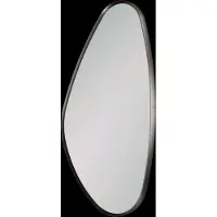 Balmani Auro miroir de toilette organique Brushed GunMetal 35 x 60 cm