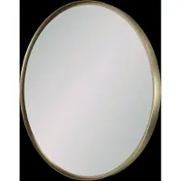 Balmani Auro miroir de toilette rond Brushed Champagne Gold Ø 35 cm