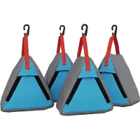 vidaXL Sac de rangement Gris Bleu Rouge 24 x 16 x 24 cm oxford
