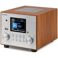 Audizio Vieste (DAB+ DAB, FM, Bluetooth), Radio, Argent, Marron