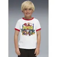Puma T-Shirt 'X PAW PATROL' turquoise / jaune / rouge / blanc