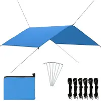 vidaXL Bâche d'extérieur 4x4 m Bleu