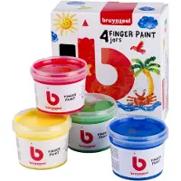 Bruynzeel Set de peinture au doigt à base d'eau | 4 x 85 ml