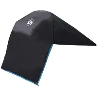 vidaXL Housse de Roue Noir et Bleu 108 x 76 cm oxford
