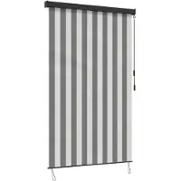 vidaXL Store anthracite et blanc, 160 x 250 cm, tissu et aluminium