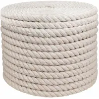 vidaXL Corde en Jute 16 Blanc Jute 100% Tossa