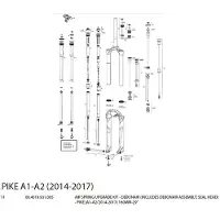 Rockshox Debonair Kit Brochet Noir 160 mm / 29'' Noir 160 mm / 29''
