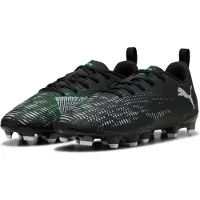 Puma Future 8 Play FG/AG Jr. Chaussures de football pour enfants - 108144, Couleur:noir/vert foncé, Chaussures enfants:38