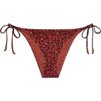 Triumph Swimwear Bas de bikini ' Red Label Midnight Swim ' marron / rouge / noir