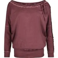 RED by EMP T-shirt manches longues de - Fast And Loose - S - XXL - pour Femme - bordeaux - Taille XXL