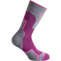 CMP Trekking Wool Mid 3i49174 Socks Gris,Violet EU 34-36 Filles
