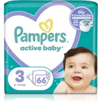 Pampers Active Baby Size 3 couches jetables 6-11 kg 66 pcs