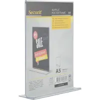 Securit Présentoir de table Acrylic, DIN A5 vertical, droit (A5)