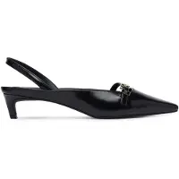 Tommy Hilfiger Escarpins à bride arrière 'Kitten Heel Slingbacks' noir