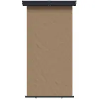vidaXL Store latéral pour balcon, 160 x 250 cm, 100% polyester, fer et acier