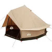 vidaXL Tente familiale pour 6 personnes, couleur crème, en polycoton