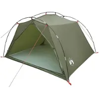 vidaXL Tente tunnel pour 4 personnes, couleur olive