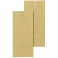 Mailmedia Sachet d'échantillons 2x rainuré, 3x perforé, 120 g/m² pli 50 mm, brun natron, poids net : 16,0 g (250 pcs)
