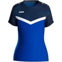 Jako T-shirt femme Iconic, Couleur:royal/marine, Taille:44
