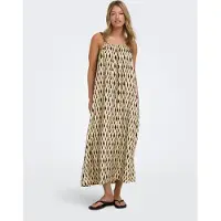 ONLY Robe d’été 'ONLINES ELANOR' cappuccino / noisette / bourgogne / noir