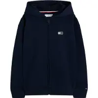 Tommy Hilfiger Veste de survêtement 'Tonal Flag Logo Zip-thru' marine