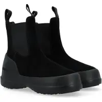 Moon boot - Bottines rembourrées - Luna Chelsea Suede Black pour Femme - Taille 38 - Noir